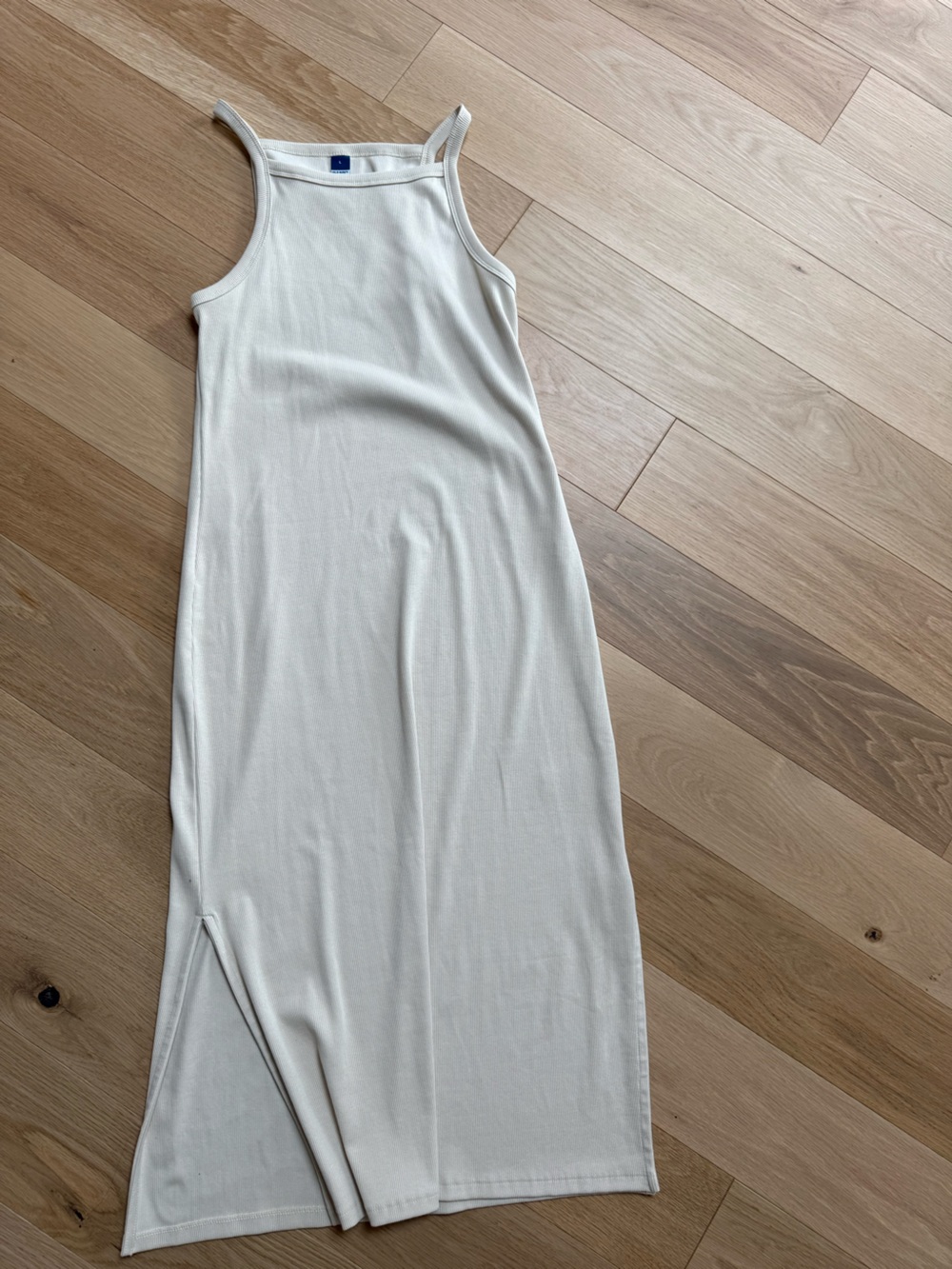 Old Navy Cream Maxi Tank Skirt